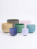 Set de 7 Cuencos de Cuarzo Gemstone 8" - 14"  · 432 Hz + Bolsos