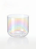 Cuenco de Cristal Aura Iridiscente 432Hz con Bolsa de Transporte