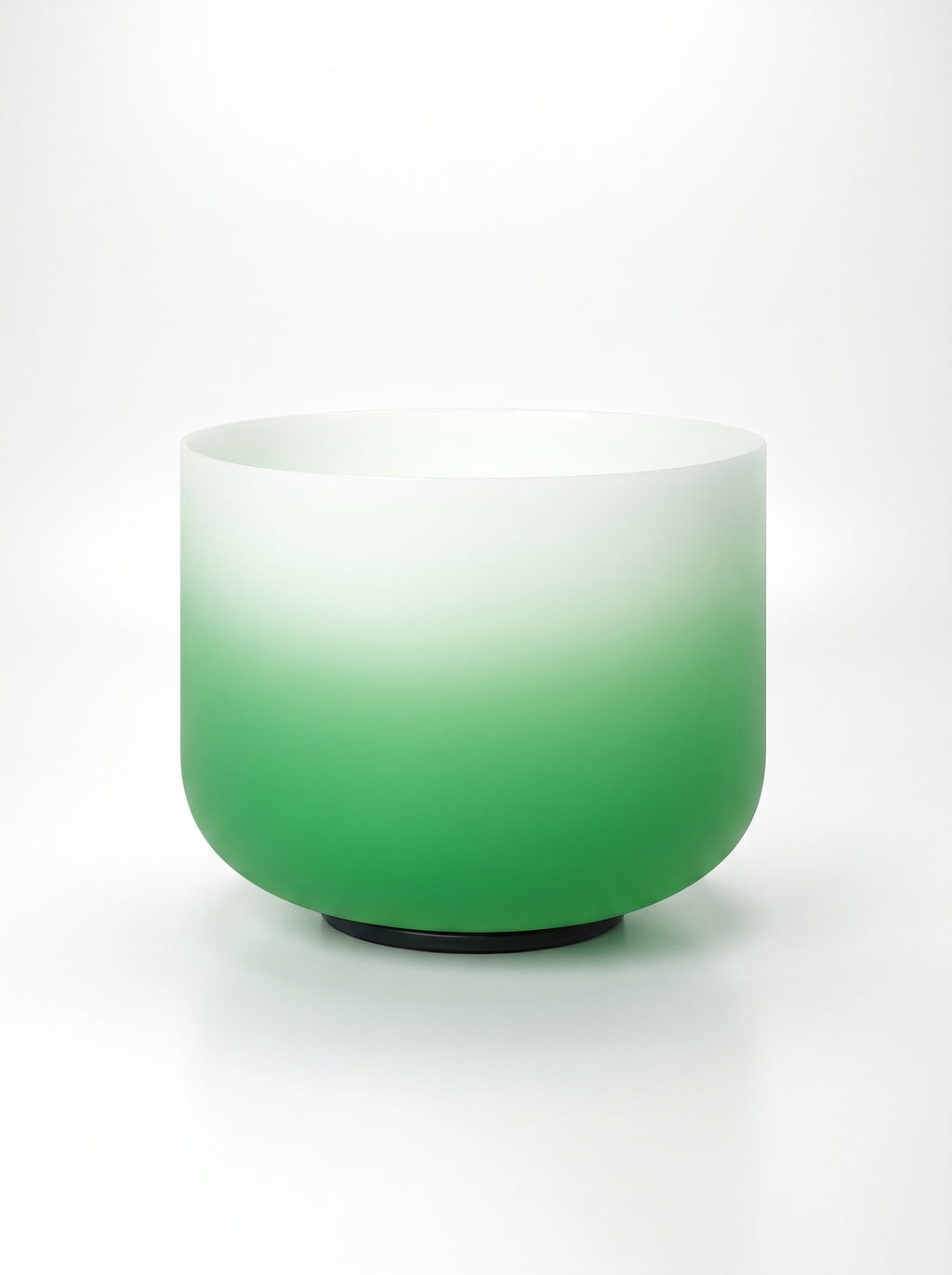 Cuenco de Cuarzo Aura Verde + Bolso de Transporte